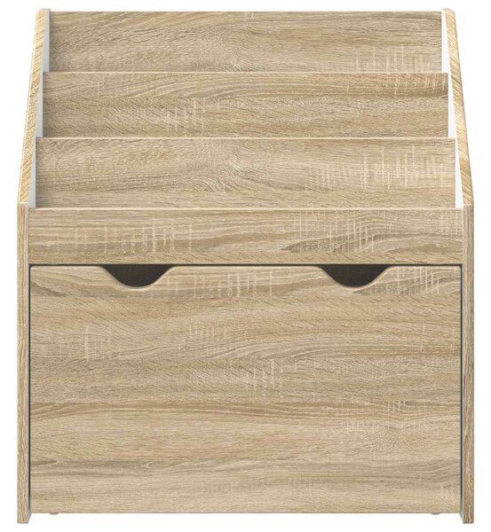 Gyerek Könyvespolc Sonoma tölgy 60 x 29,5 x 69 cm Faanyag