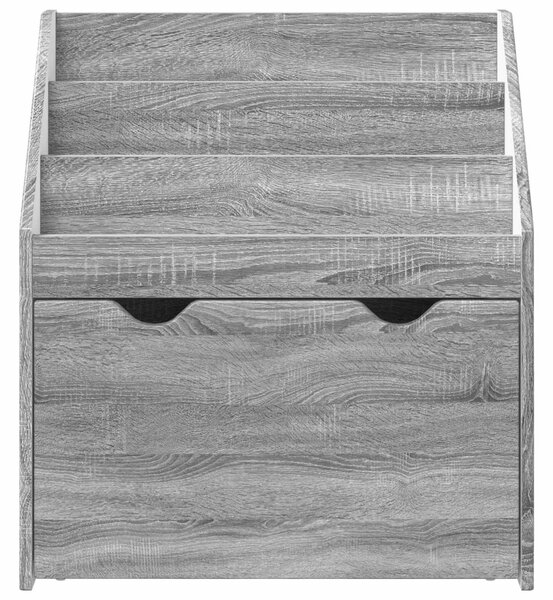 Gyerek Könyvespolc Szürke Sonoma 60 x 29,5 x 69 cm Faanyag