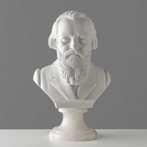 Johannes Brahms mellszobor — a romantikus zeneszerzés mestere