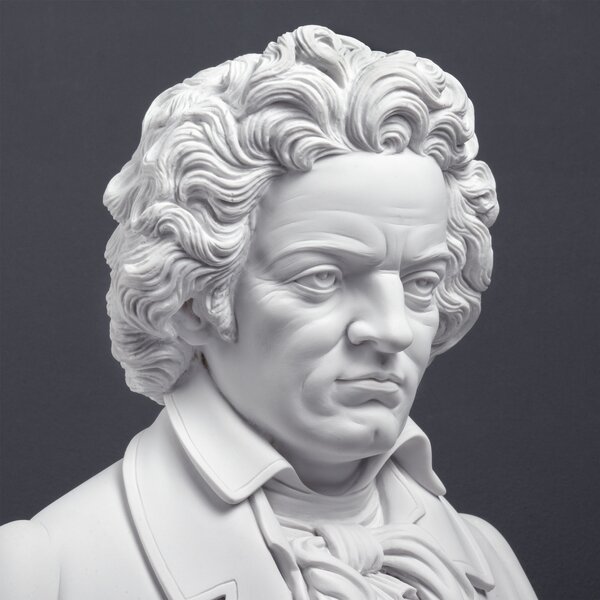 Beethoven mellszobor nagy márvány luxus dekoráció