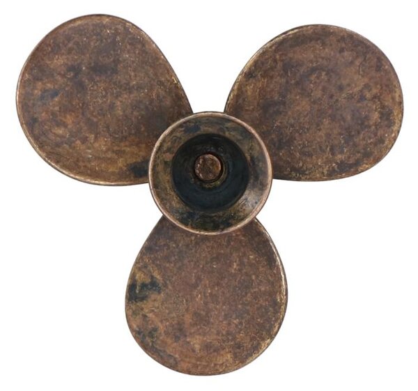 Antikolt sárgaréz propeller gyertyatartó