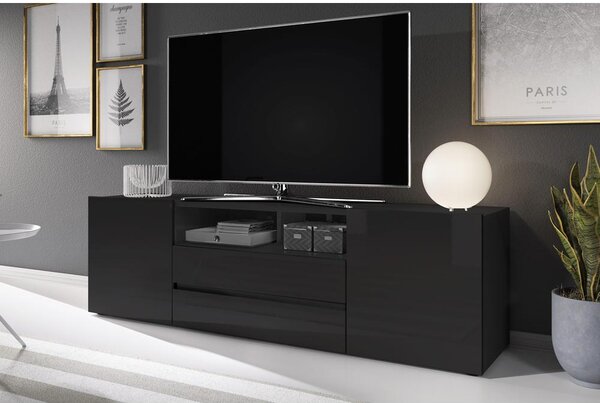Tv szekrény/asztal Boss (fekete)