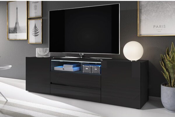 Tv szekrény/asztal Boss (fekete)