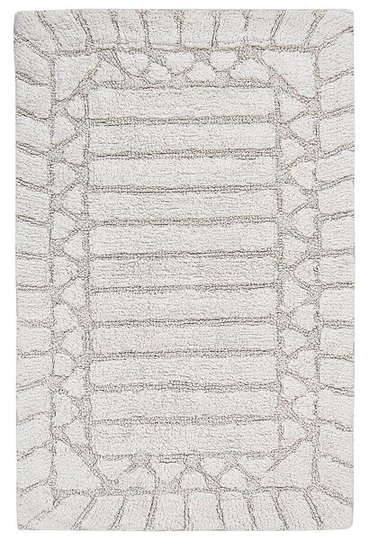 Fürdőszobaszőnyeg TEKKE Világosbézs 60 x 90 cm Pamut