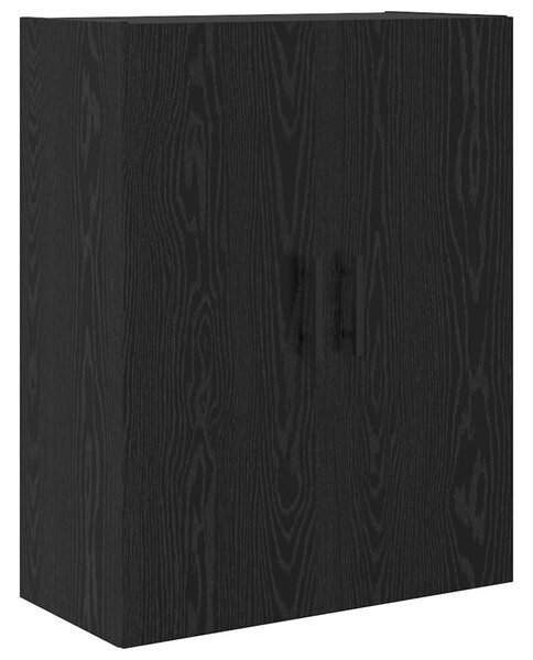 Magasfiú fiókkal 2 pcs Fekete tölgy 69,5 x 34 x 180 cm