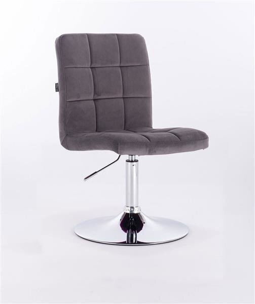 HR7009 Grafit modern velúr szék