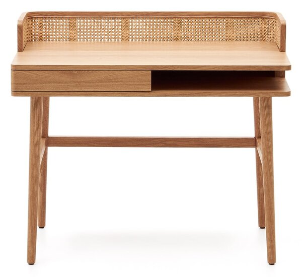 Íróasztal kőrisfa dekorral 62x105 cm Araxi – Kave Home