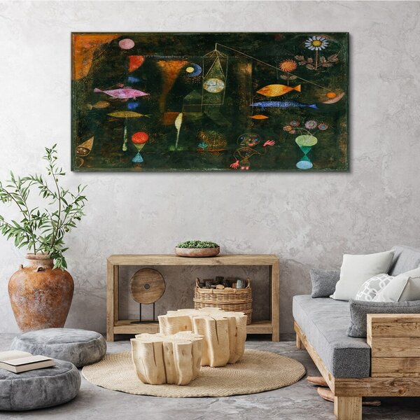 Vászonkép Hal mágia Paul Klee