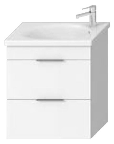 Fürdőszobaszekrény mosdó alá Jika Tigo N 62x70,5x36,3 cm fehér H40J2144015001