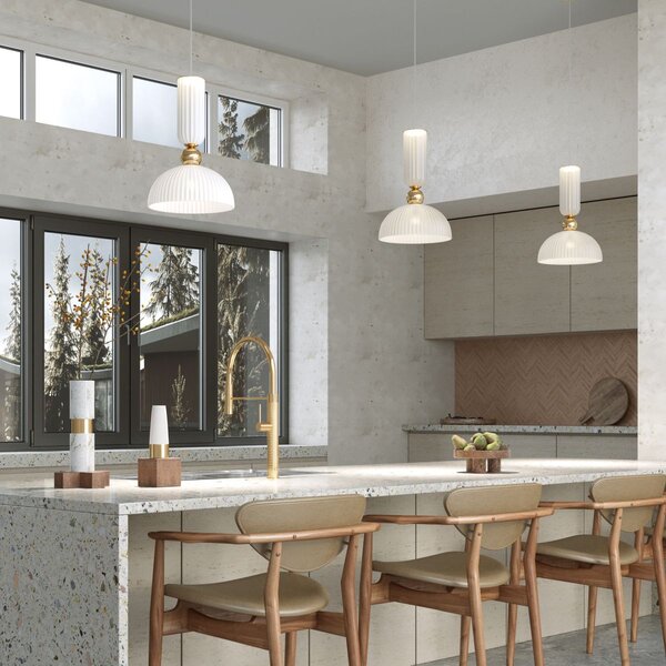 Maytoni modern függeszték antic fehér arany mymod302pl-01w1