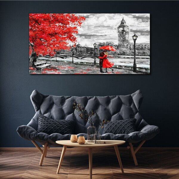 Vászonkép Modern London pár