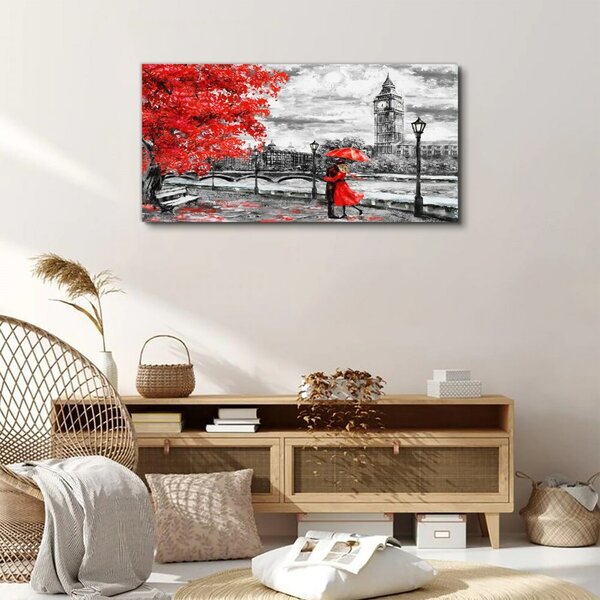 Vászonkép Modern London pár