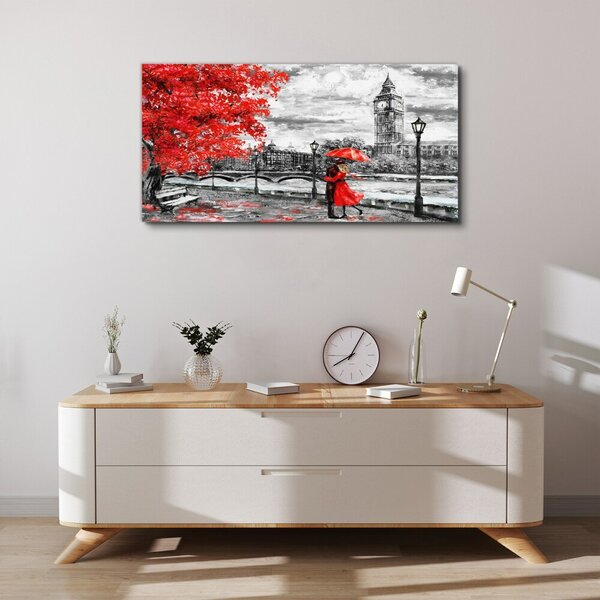 Vászonkép Modern London pár