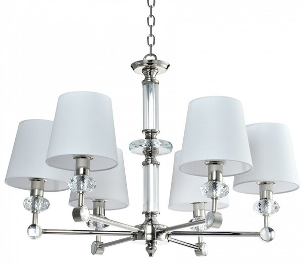 Cosmolight modern csillár doha fehér nikkel cosp06285ni-wh