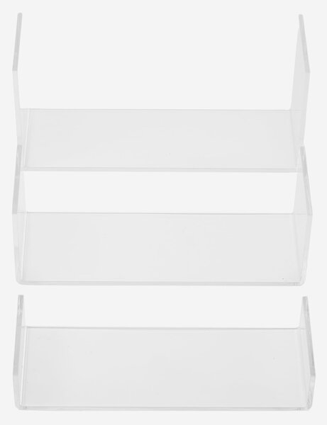 Sinsay - Átlátszó polc szett 3 pack - fehér