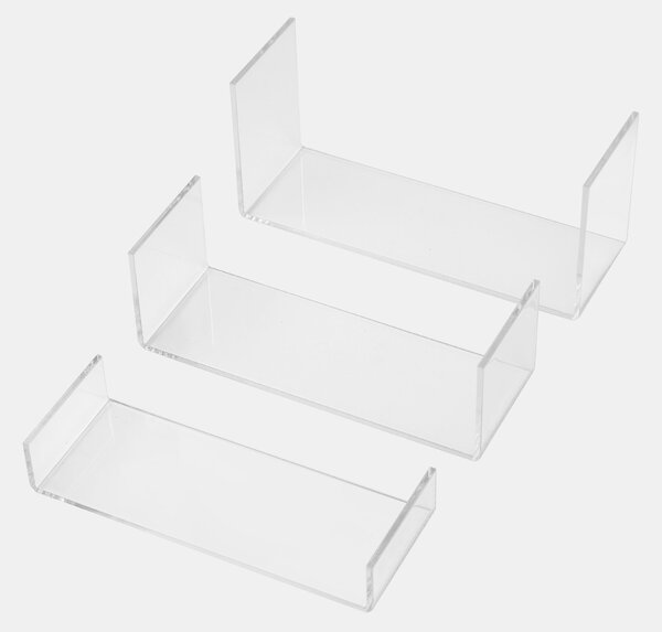 Sinsay - Átlátszó polc szett 3 pack - fehér