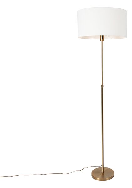 Állólámpa állítható bronz ernyővel fehér 50 cm - Parte