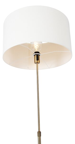 Állólámpa állítható bronz árnyékolóval fehér 50 cm - Parte