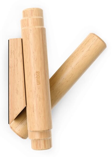 Natúr színű borovi fenyő fali fogas 61 cm Picket – Umbra