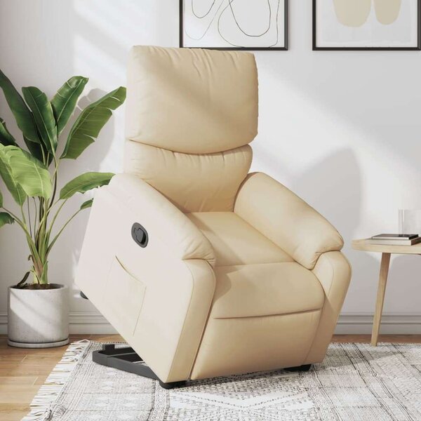 Relax Fotel - Elektromos Felállító - Krémszín