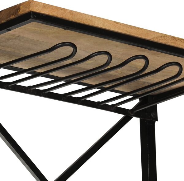 Sárga tömör mangófa traktor borszekrény 49 x 31 x 172 cm