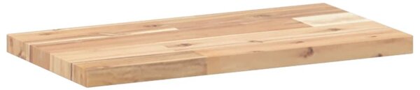 Kezeletlen tömör akácfa lebegő polc 40 x 20 x 2 cm
