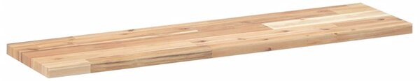 Kezeletlen tömör akácfa függőpolc 80 x 20 x 2 cm