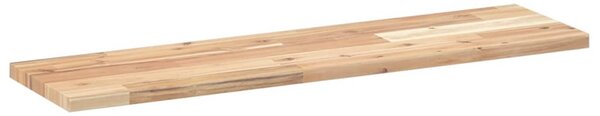 Kezeletlen tömör akácfa függőpolc 80 x 20 x 2 cm