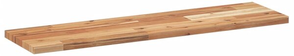 Olajbevonatú tömör akácfa függőpolc 100 x 20 x 2 cm