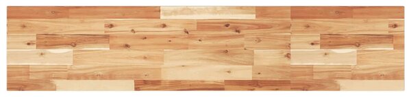 Olajbevonatú tömör akácfa függőpolc 120 x 30 x 2 cm