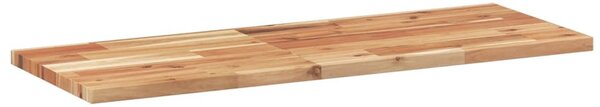 Olajbevonatú tömör akácfa függőpolc 100 x 30 x 2 cm