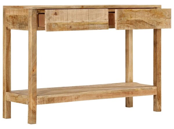 Tömör mangófa tálalóasztal 2 fiókkal 110 x 35 x 75 cm