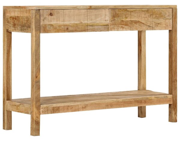 Tömör mangófa tálalóasztal 2 fiókkal 110 x 35 x 75 cm