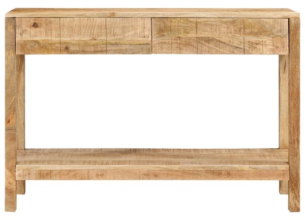 Tömör mangófa tálalóasztal 2 fiókkal 110 x 35 x 75 cm