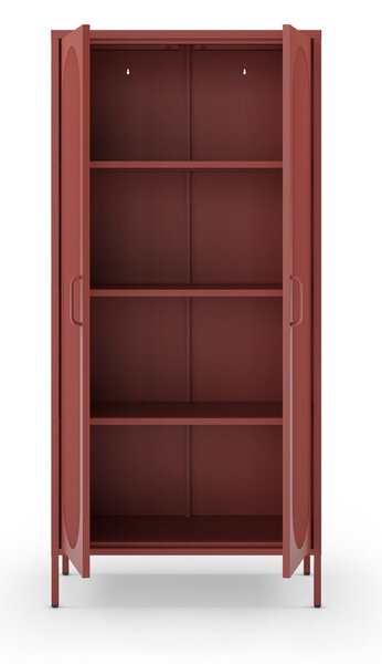 Téglavörös szekrény 80x170 cm Diora – Marckeric