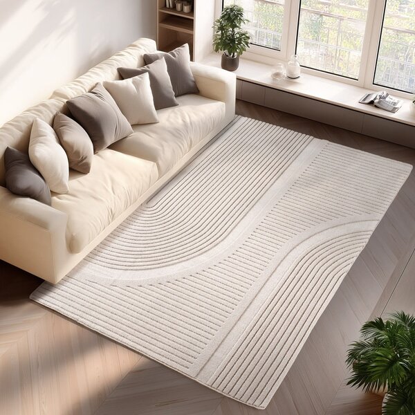 Krémszínű mosható szőnyeg 160x230 cm Pompei 1612 – Ayyildiz Carpets