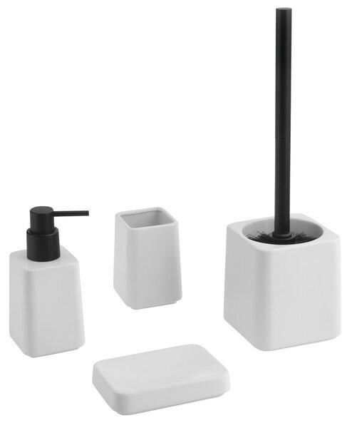 SAPHO - BRANCO fürdőszobai kiegészítő szett, fehér, PW420