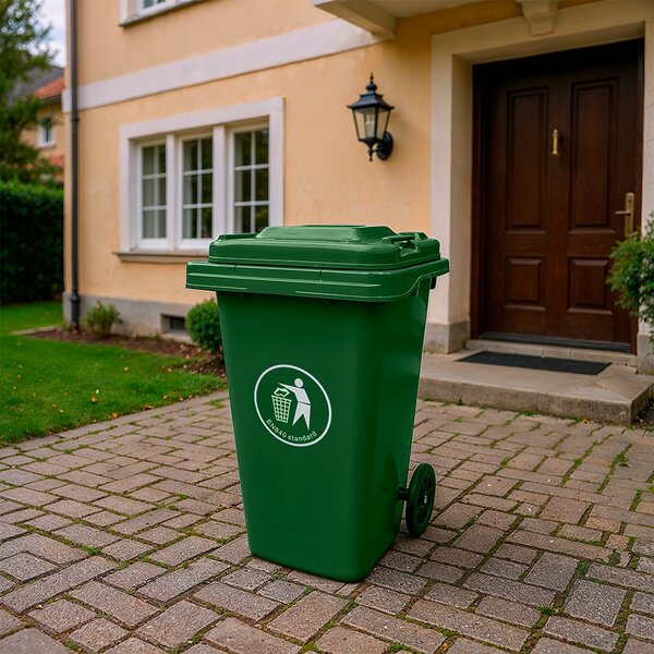 Hulladéktároló 120L zöld