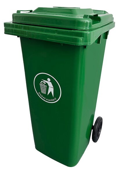 Hulladéktároló 120L zöld