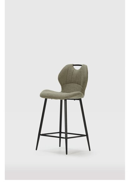 Zöld bárszék szett 2 db-os (ülésmagasság 65 cm) Muli – Marckeric