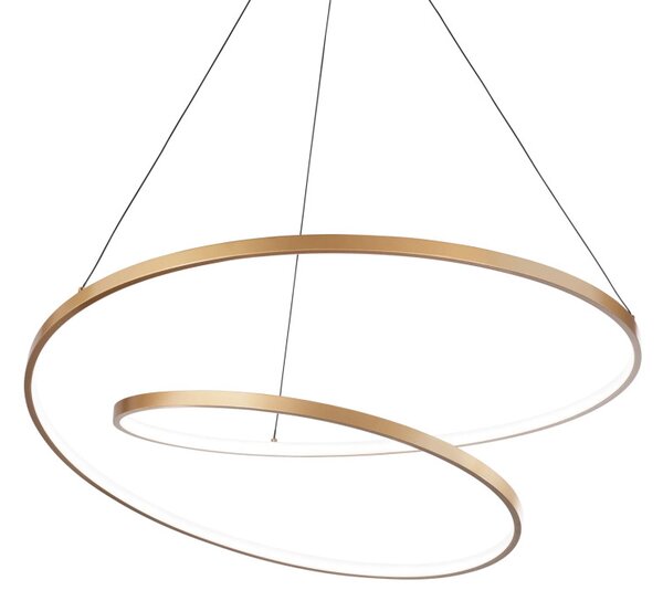 ÓZ LED függőlámpa, sárgaréz, Ø60 cm, 2700K