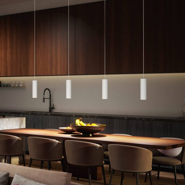 Philips Hue Perifo sínrendszer 4x fénnyel fehér, dimmelhető, Fehér / opál, Dolgozószoba / Iroda, fém, Modern