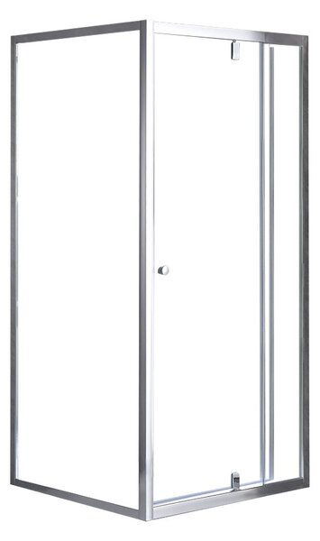 Flexi 90x90 cm falsíkra szerelhető szögletes zuhanykabin zuhanytálca nélkül