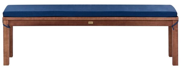 Kerti pad ülőpárnával TUSCANIA 160 cm Eukaliptusz fa Kék