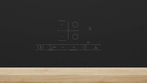 Bosch PVS81AB16E Indukciós főzőlap beépített páraelszívóval