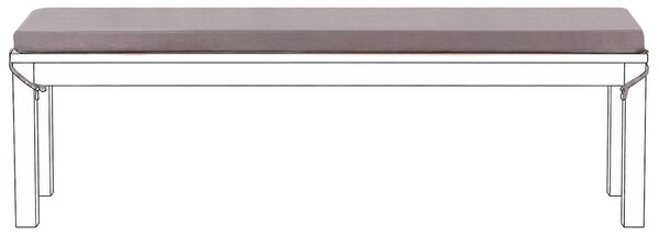 Párna kerti padhoz TUSCANIA 157 x 34 cm Szürke