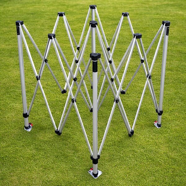 Partisátor ollós 3x4,5 m ACÉL Standard – 4 oldalfal szín kék
