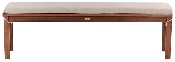 Kerti pad ülőpárnával TUSCANIA 160 cm Eukaliptusz fa Bézs