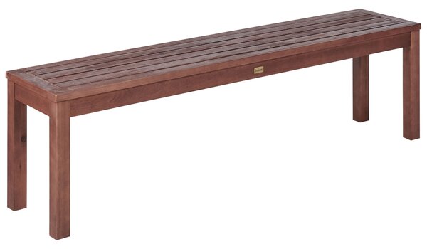 Kerti pad ülőpárnával TUSCANIA 160 cm Eukaliptusz fa Bézs