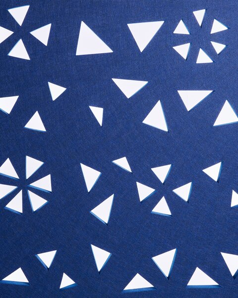 Irodai térelválasztó STARRY 240 x 180 cm Tengerészkék